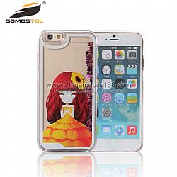 Cute Star Girls Fluid Dynamic Quicksand for iPhone case wholeasale