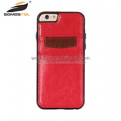 New Fashion Design Holder PU Leather Case For iPhone 6 4.7inches