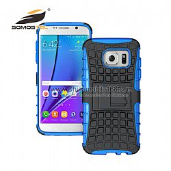 Impact Rubber Shockproof Hard Kicktand Case Back Cover For samsung s7 edge