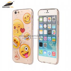 wholesale TPU + Epoxy With  Expression Design Series phone Cases for iPhone 6 6s