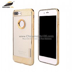 Ultra slim flexiable soft TPU  electroplating protector case for i7 plus