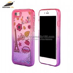 Wholesale gradient TPU quicksand case with pattern for 7G