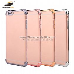 Hot sale 360° anti-drop electroplating PC protector case for 6Plus