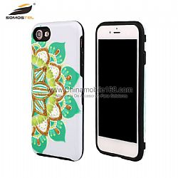 For Iphone8 case 2 in 1 invisible stent cell phone case