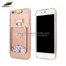 Hot sale perfume quicksand light flashing case for OPPO R9 R9S