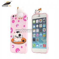 3D kneading lie prone cartoon protector case for iphone8 Samsung S7S8
