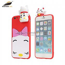 For OPPO VIVO case 3D Kneading Lie prone cartoon cell phone case