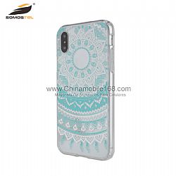 For SONY XR/LG G6 acrylic 2 in 1 case with folk style