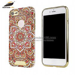 For Iphone/Samsung/LG 2 in 1 TPU electroplating relief back cover case