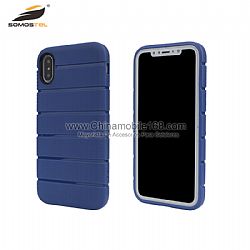 Anti-shock stripes design TPU protector case for Iphone 7Plus/8Plus/X
