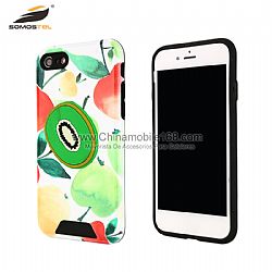 New design TPU+PC phone case with colorful pattern