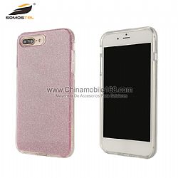 OEM 3 in 1 TPU+PC case with glossy paper for cellphone accessories