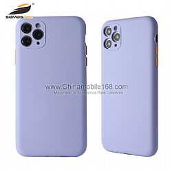 Anti-scratch 2.5mm microfiber TPU protective shell with colored buttons