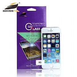 Screen guarder tempered glass film protector for iPhone 5