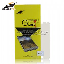 Pelicula de protector para pantalla templado vidrio para película para Samsung G355