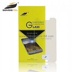 Protector de pantalla de la película de vidrio templado para Samsung Galaxy J7