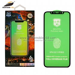 3D matte finish polymer nano screen protector film for iPhone12/iPhone12ProMax