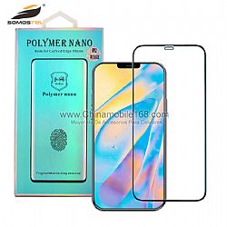 3.8mm thickness 3D big curved polymer nano screen protector film for iPhone11/iPhone12