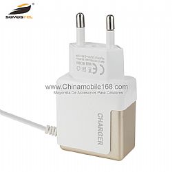 2 USB de carga rápida con cable para cargador iphone / v8