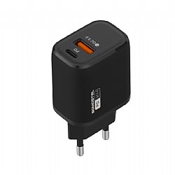 SMS-Q01 Fast Charging Charger 18W With Dual QC3.0 And PD Protocols