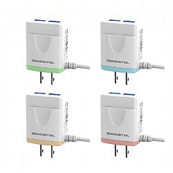 SMS-A103 2.4A Wired Dual USB Charger with 4 Color Types