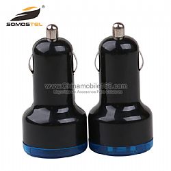 Portable Fast 4.8A/24W 2-Smart Port USB Car Charger