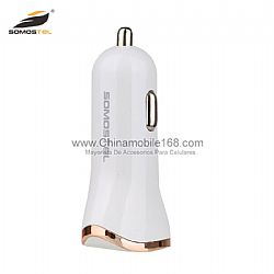 High-end looking 2.1A car charger with dual USB