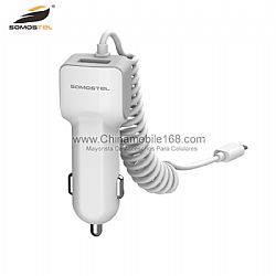 New arrival cable+USB universal car charger with steady current