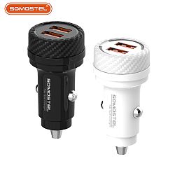 36W High Power Quick Car Charger Dual QC3.0 Port Travel Adapter