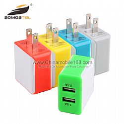 Universal charger 1.5A 2.1A dual USB adapter phone charger