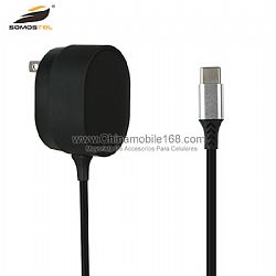 High quality rubberized black QC3.0 safe travel charger