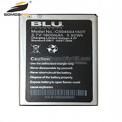 Universal Battery Replacement Mobile Phone Battery for BLU 3.7V 1600mAh C594604160T