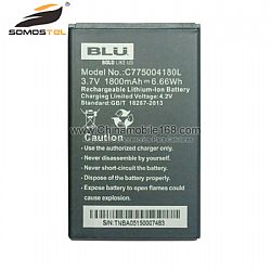 Nueva batería de repuesto compatibles para BLU 3.7V 1800mAh C775004180L