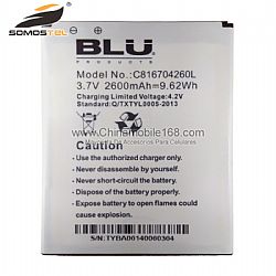 Nueva batería de repuesto compatibles para BLU 3.7V 2600mAh C816704260L