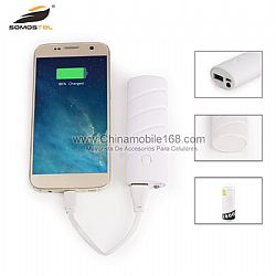 Portable 5000mAh fast charing power bank with suitcase design