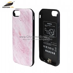 Carcaza de bateria con diseño de mármol en color rosada para los modelos Iphone 6G / 7G