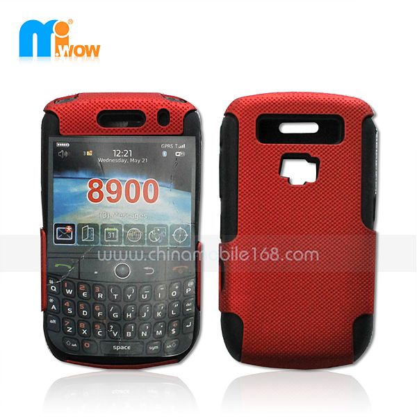PC+silicon protective cover for 8900