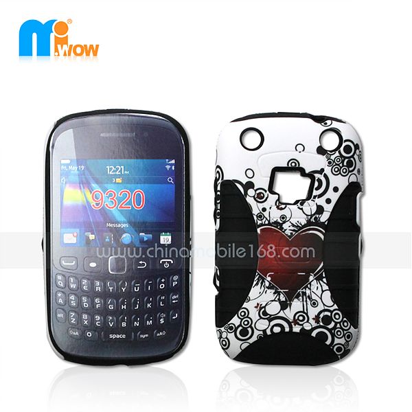 PC+silicon 2 in 1 case for Blackberry 9320