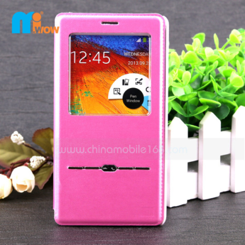 Pink flip cover case for Samsung S5