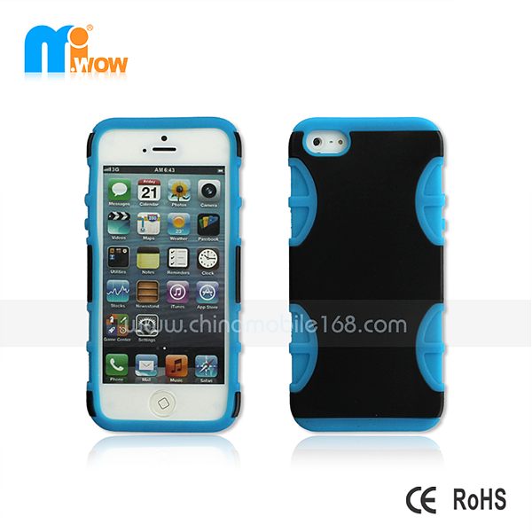pc+silicon case for iphone5
