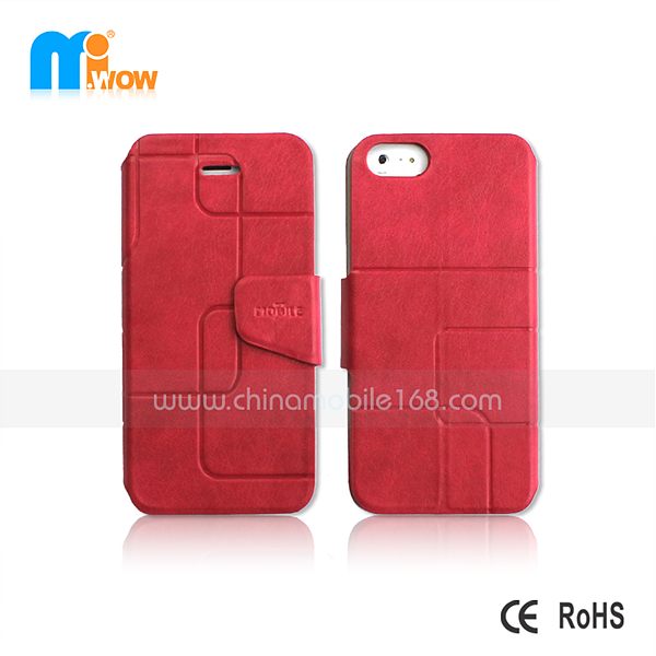 pc+pu flip cover for iPhone5