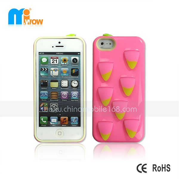 pitaya silicon+pc case for iphone5