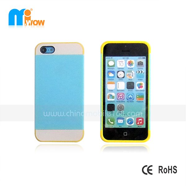 PC + TPU protect case for iphone 5C