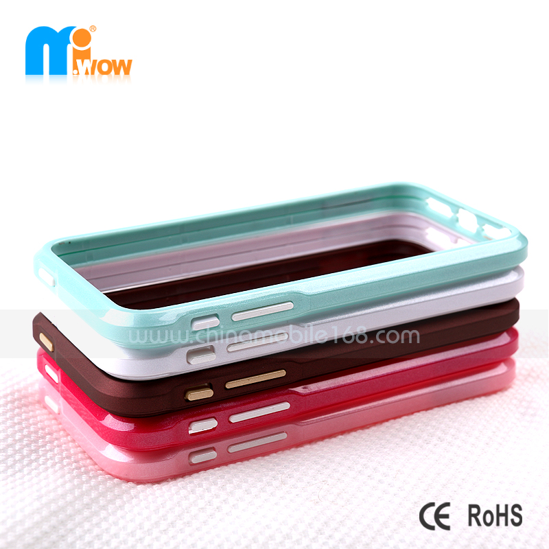 Colorful PC mobile phone frame case for iphone 5s