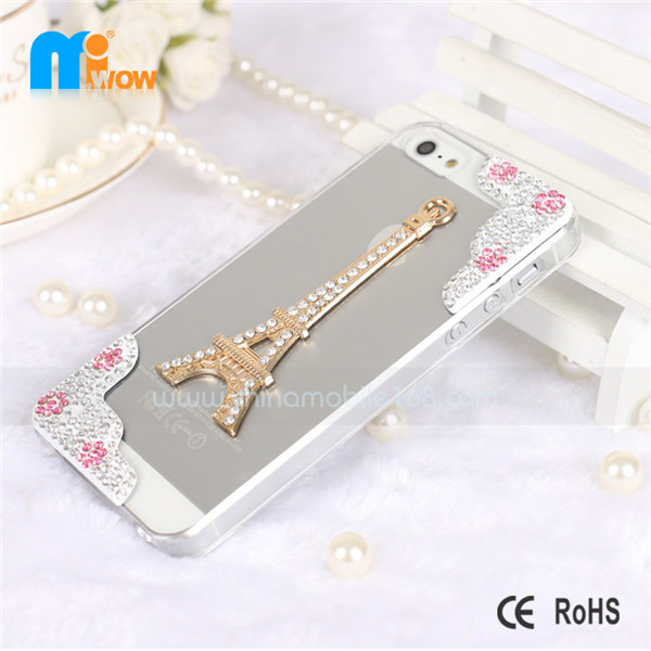 iphone 5G/5S eiffel tower diamond mobile phone case