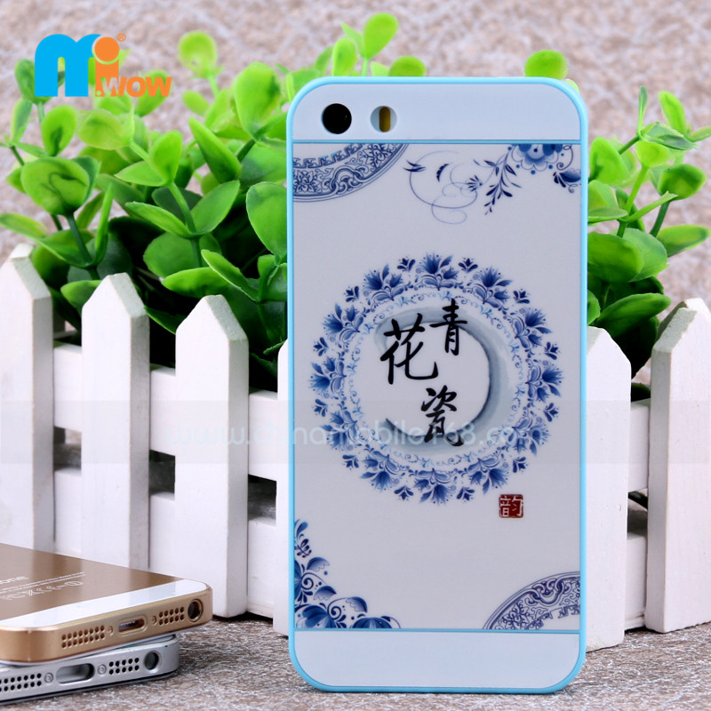 custom cases for iphone 5S,china wind porcelain cases
