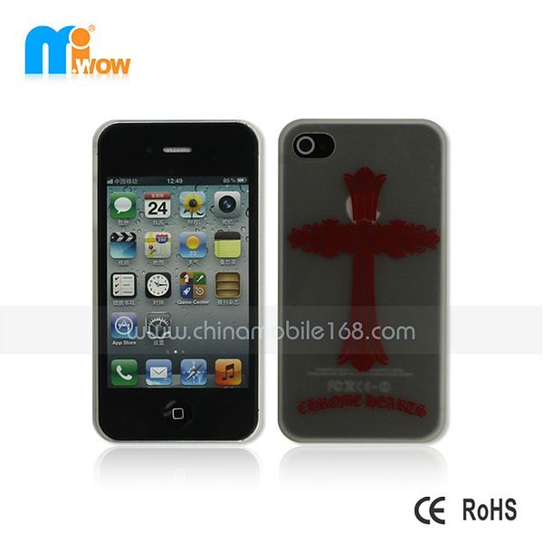 Noctilucent pc protector case for iPhone4