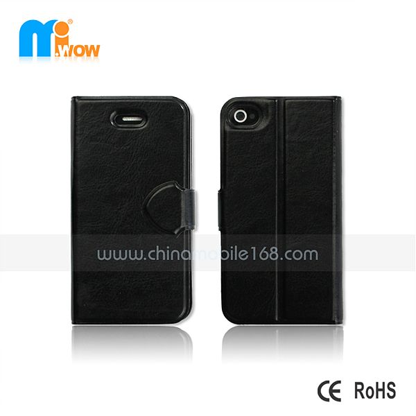 pc+pu flip cover for iPhone4