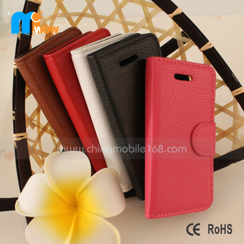 PC+PU flip cover for iphone4S