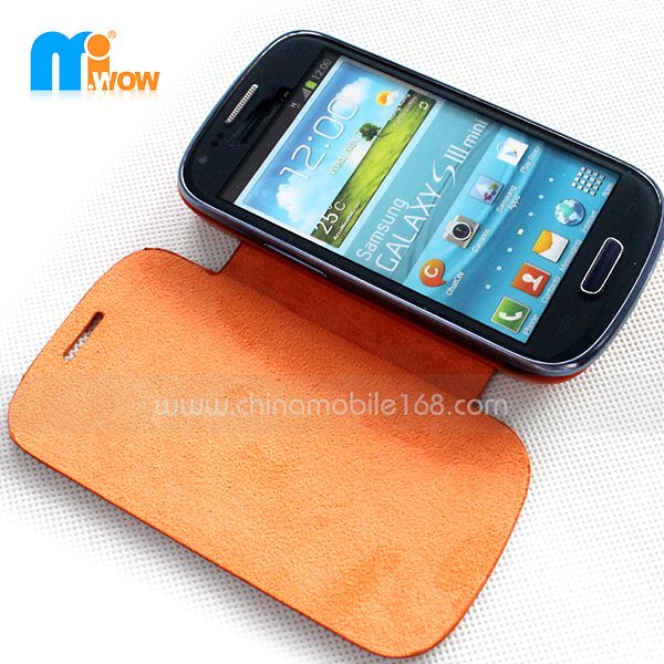 Wallet flip mobile case for samsung galaxy S3 mini i8190
